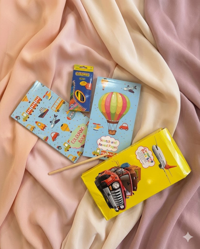 Coloring And Scratch Book Set