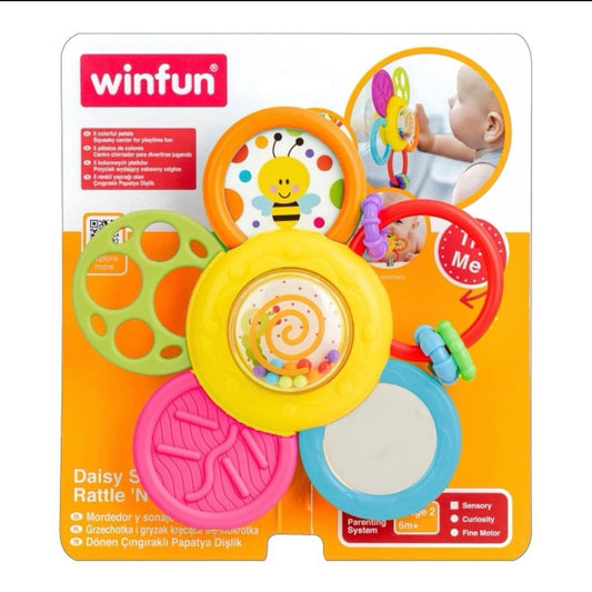 Daisy Spin Rattle ‘N Teether Winfun