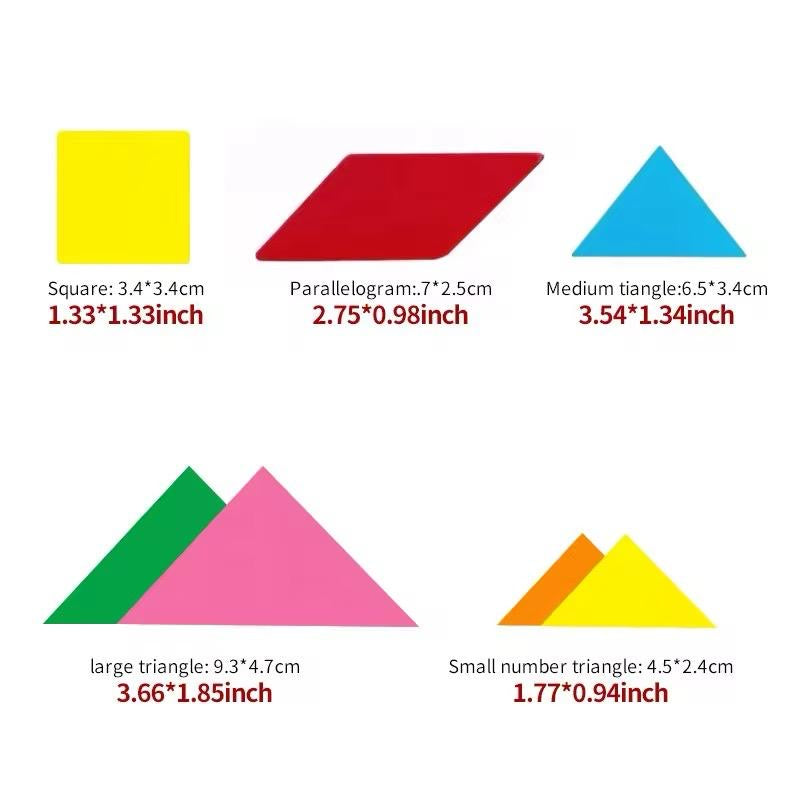 STEM Tangram Magnetic Logic Board