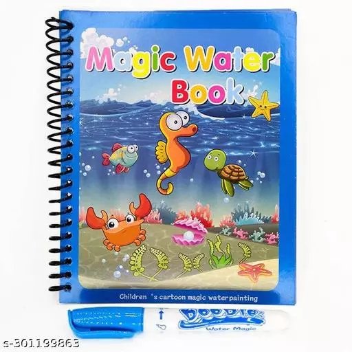 Magic Water Painting Coloring Books-4 Sets