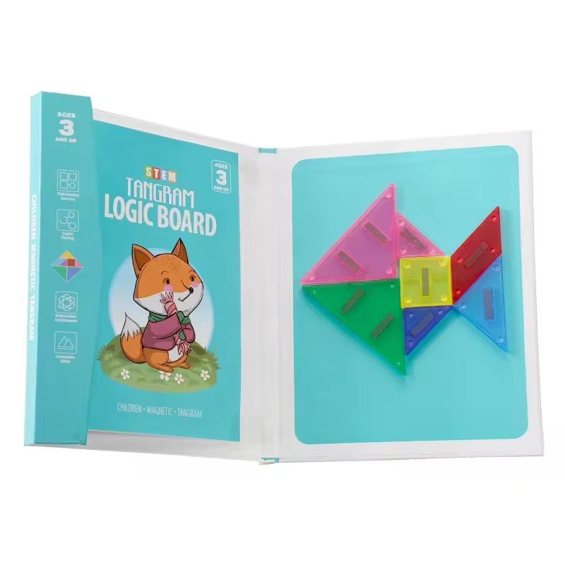 STEM Tangram Magnetic Logic Board