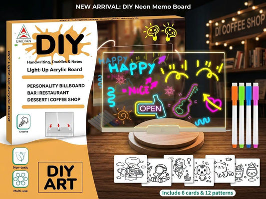 DIY Light-Up Acrylic Board (20x30 cm)