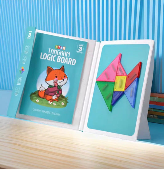 STEM Tangram Magnetic Logic Board