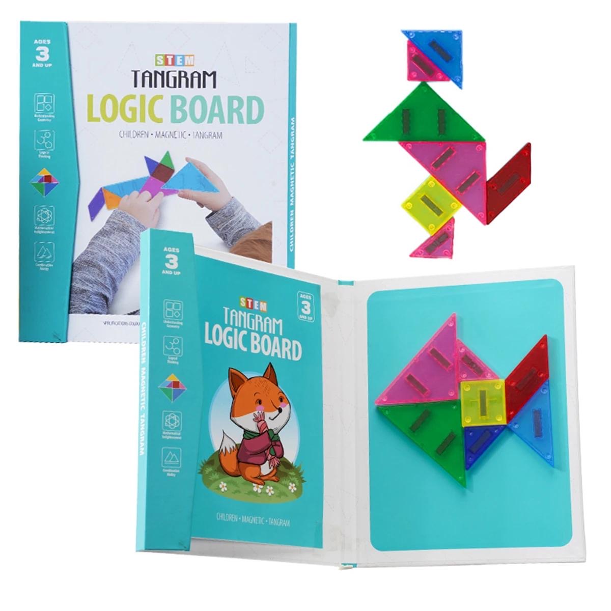 STEM Tangram Magnetic Logic Board