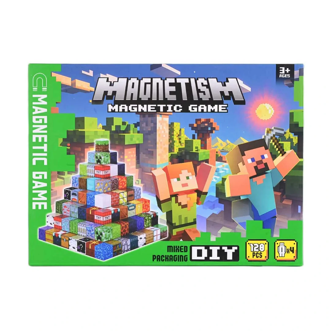 Minecraft Magnetic Blocks-128 pcs