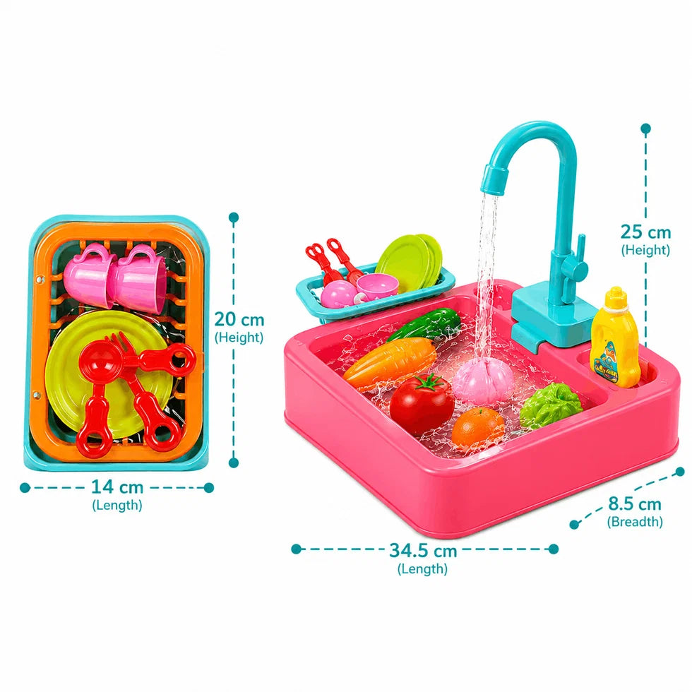 Electric Kitchen Sink Playset-Random color