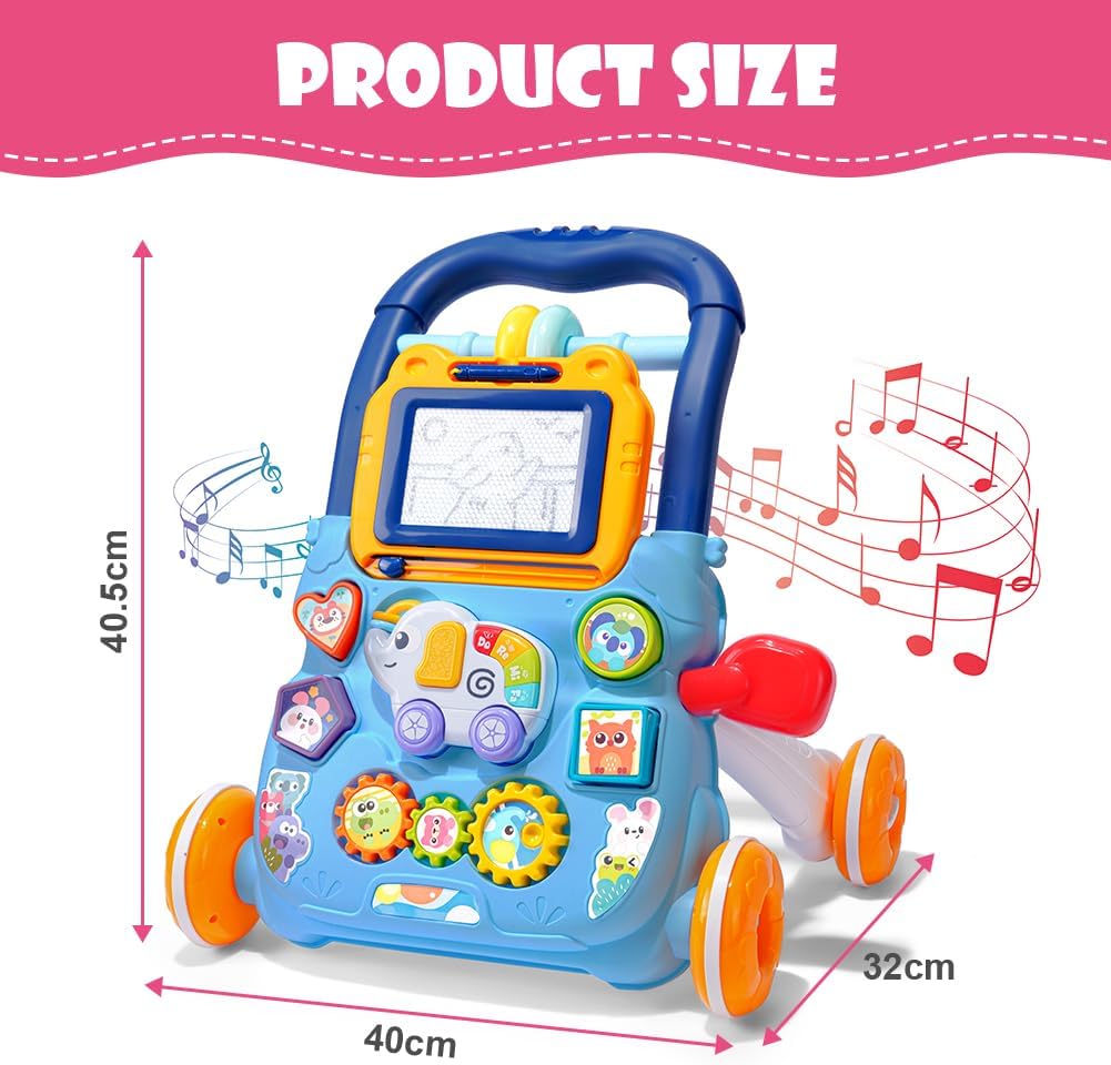 Huanger Multifunctional Baby Walker With Music