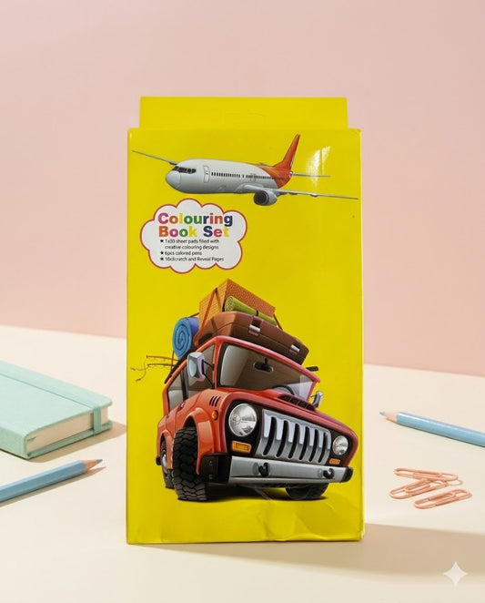 Coloring And Scratch Book Set