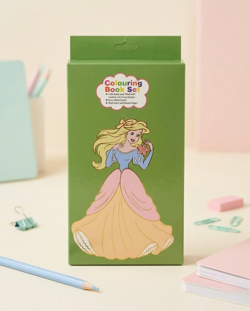 Coloring And Scratch Book Set