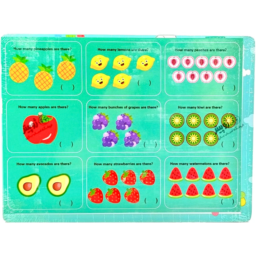 Wooden Cutting Fruit Set with Whiteboard