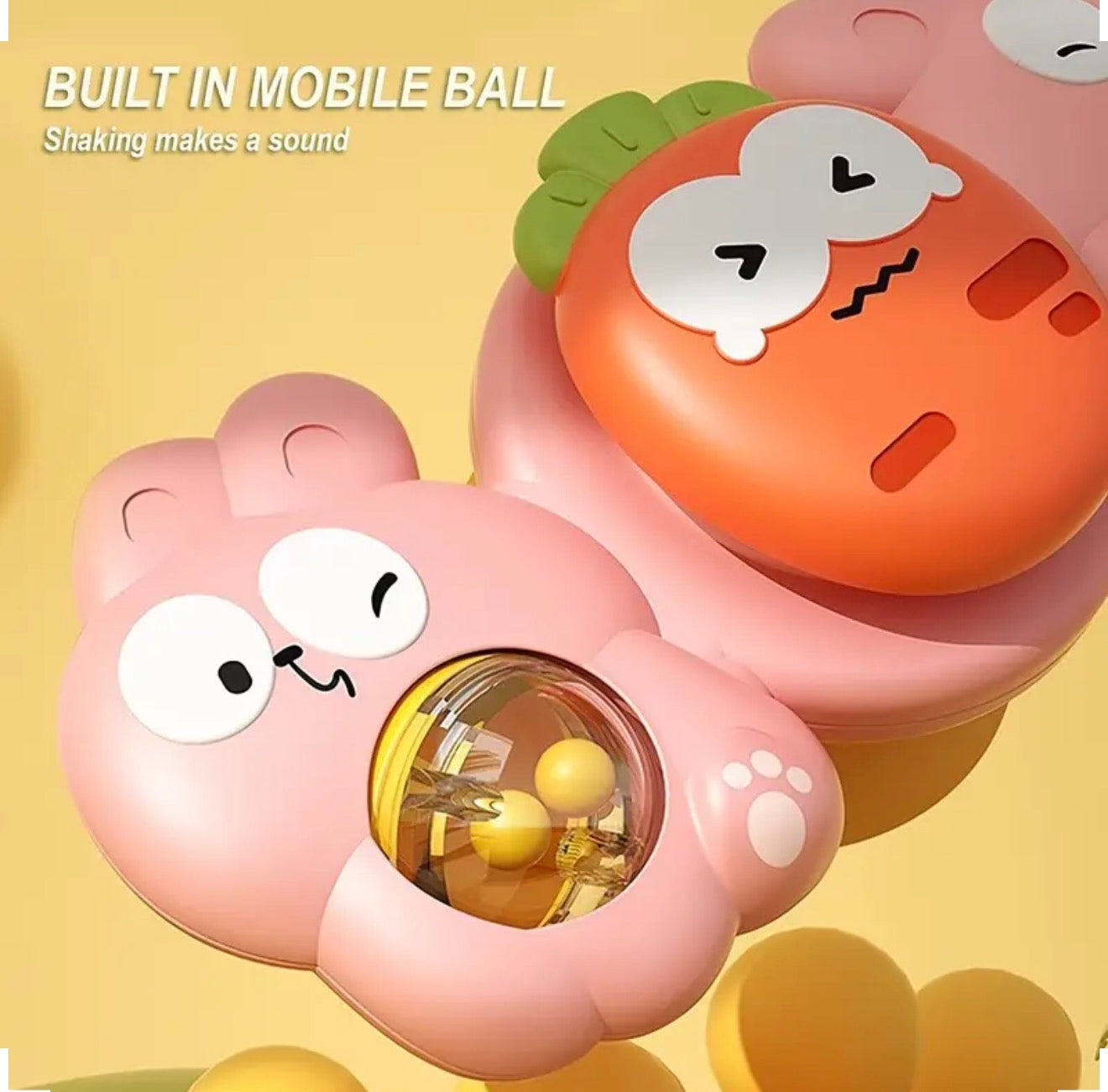 Baby Suction Spinner Rattle Set