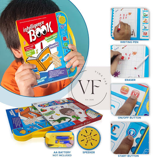 Intelligence & Study Book – Interactive Learning for Kids (3+ Years)