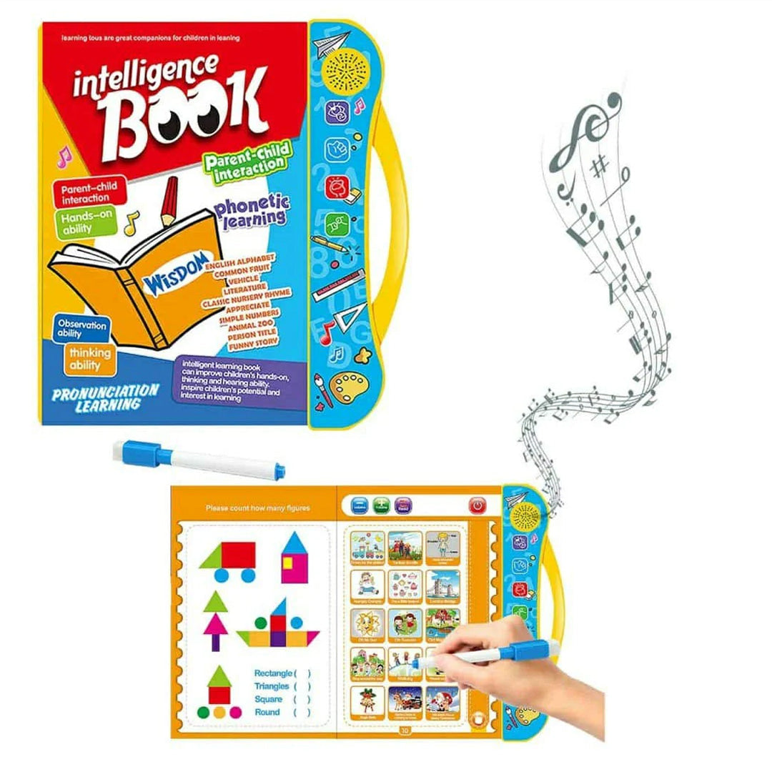 Intelligence & Study Book – Interactive Learning for Kids (3+ Years)