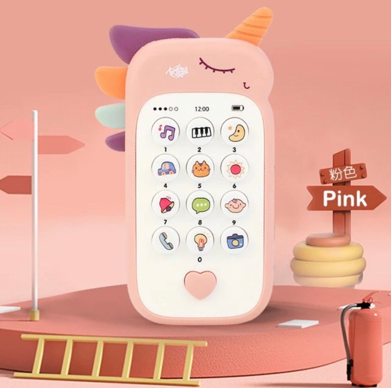 Musical Sensory Phone Toy for Babies