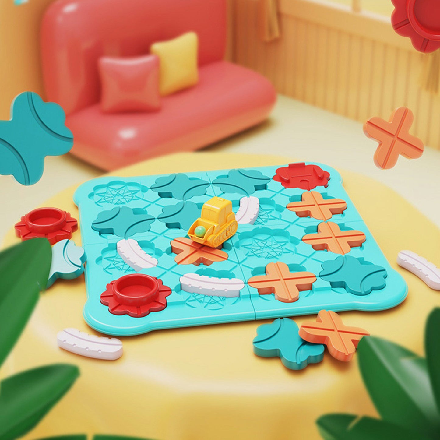 Logical Puzzle Maze-Road Builder