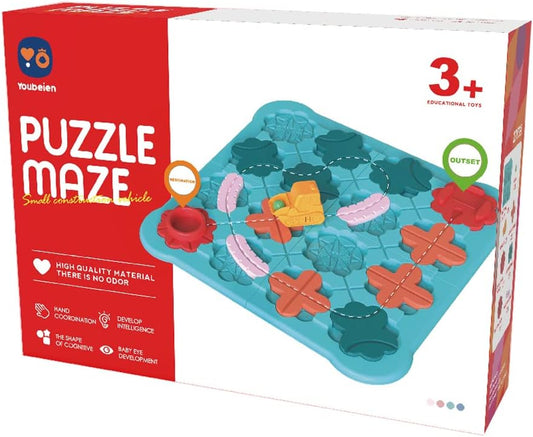 Logical Puzzle Maze-Road Builder
