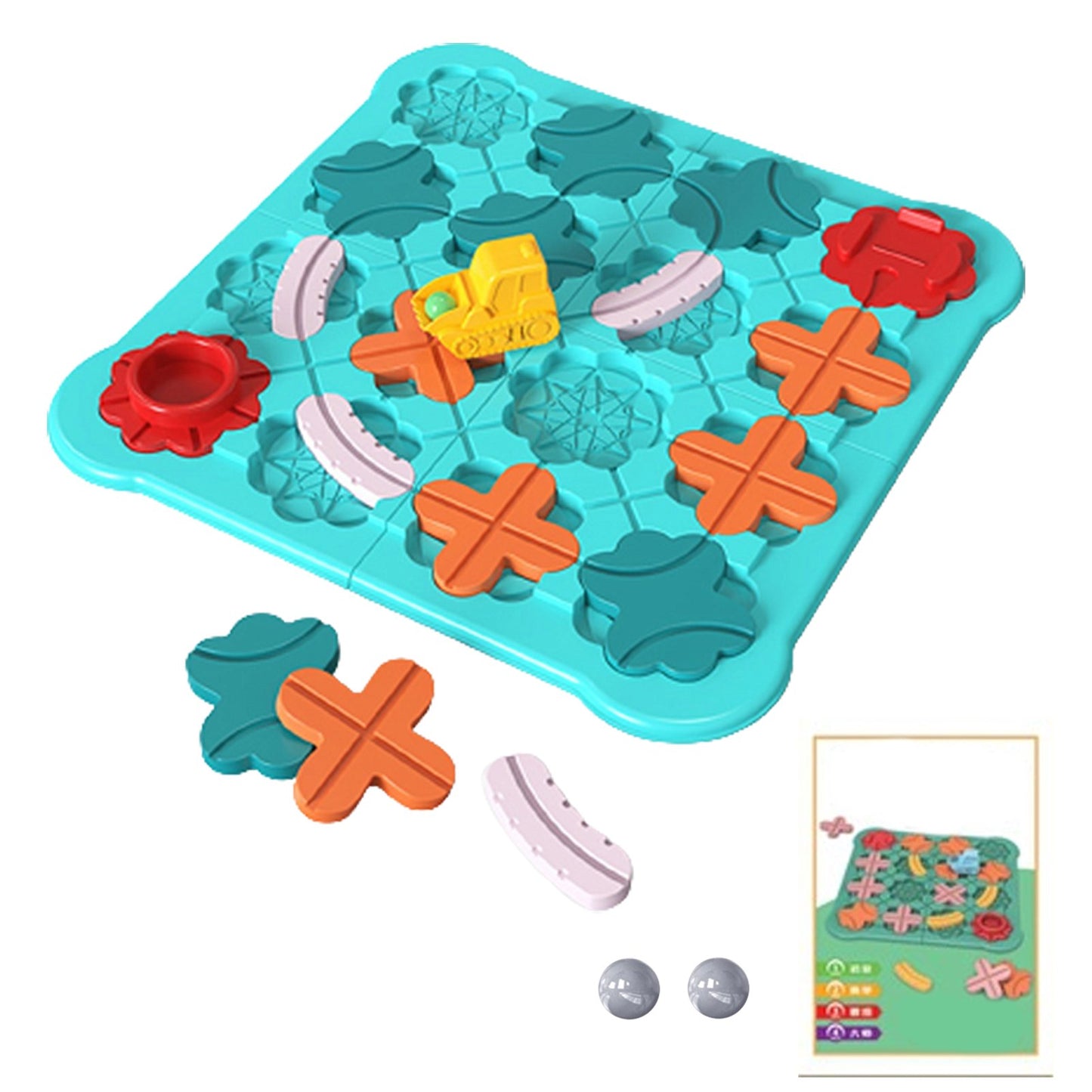 Logical Puzzle Maze-Road Builder
