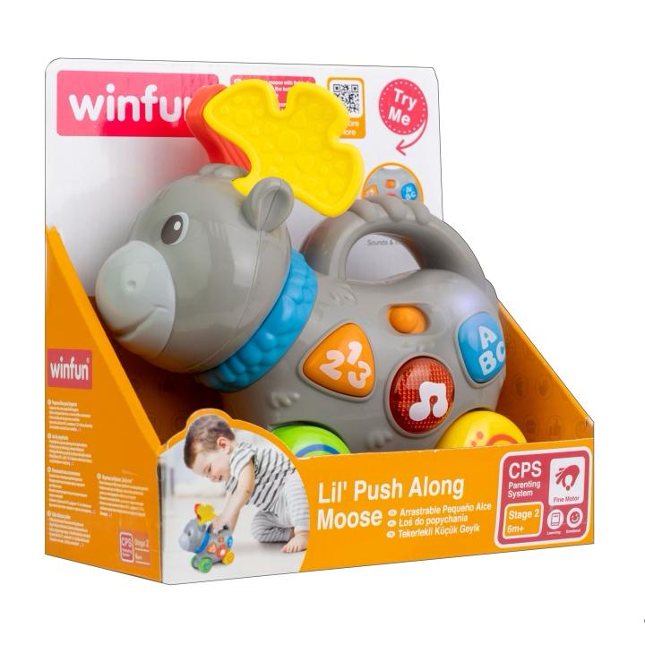 Lil’ push along Moose Winfun