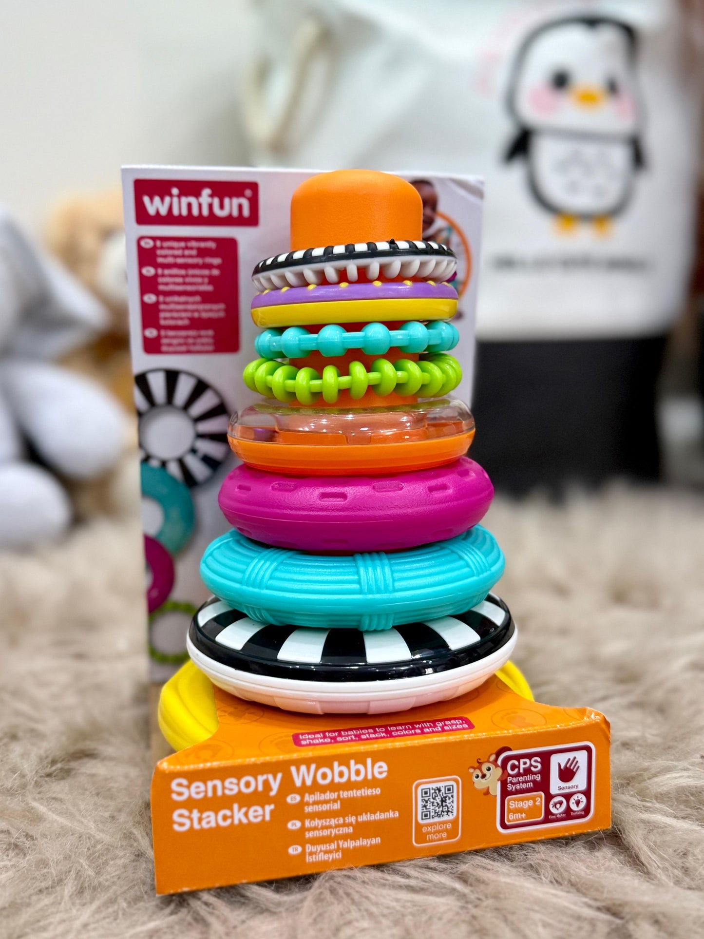 Sensory Wobble Stacker Winfun