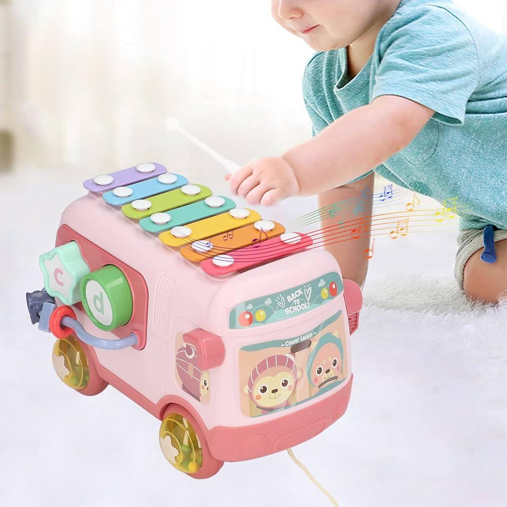 Baby Xylophone Puzzle Bus