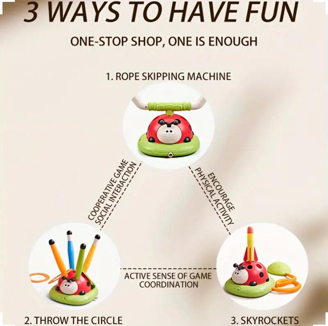 3 in 1 Ladybird Exercise Machine