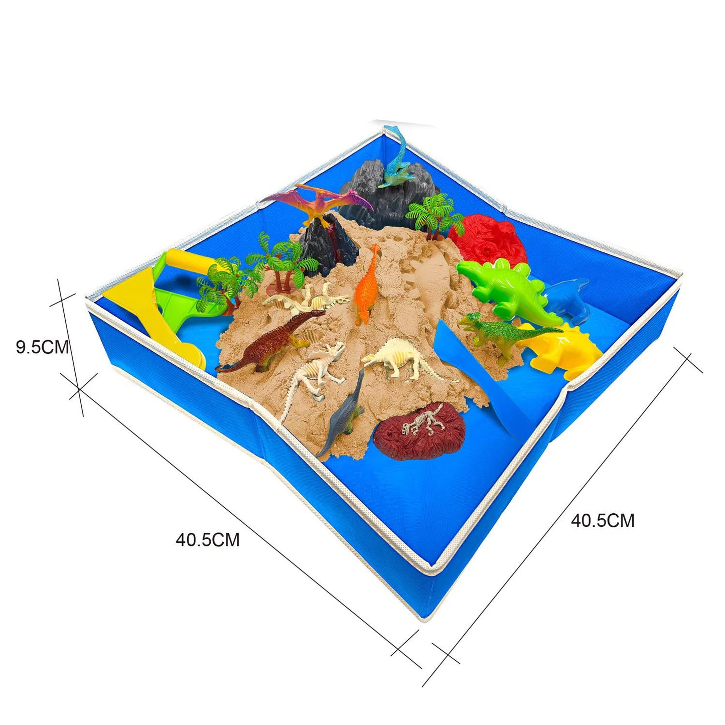 🦖 Modeling Sand – Dinosaur Paradise (1000g) - Sensory Bin!