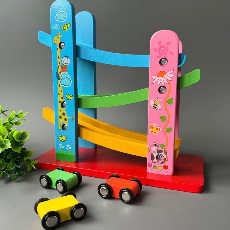 Wooden Car Ramp Racer