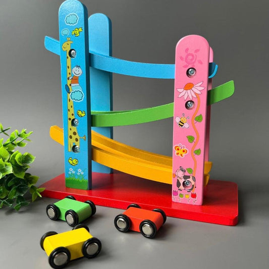 Wooden Car Ramp Racer