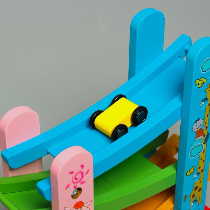 Wooden Car Ramp Racer