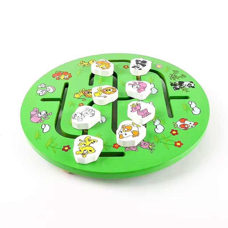 🧩 Animal Maze – Wooden Learning Toy