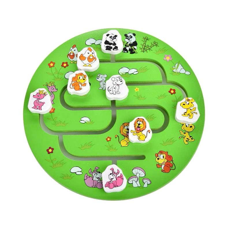 🧩 Animal Maze – Wooden Learning Toy