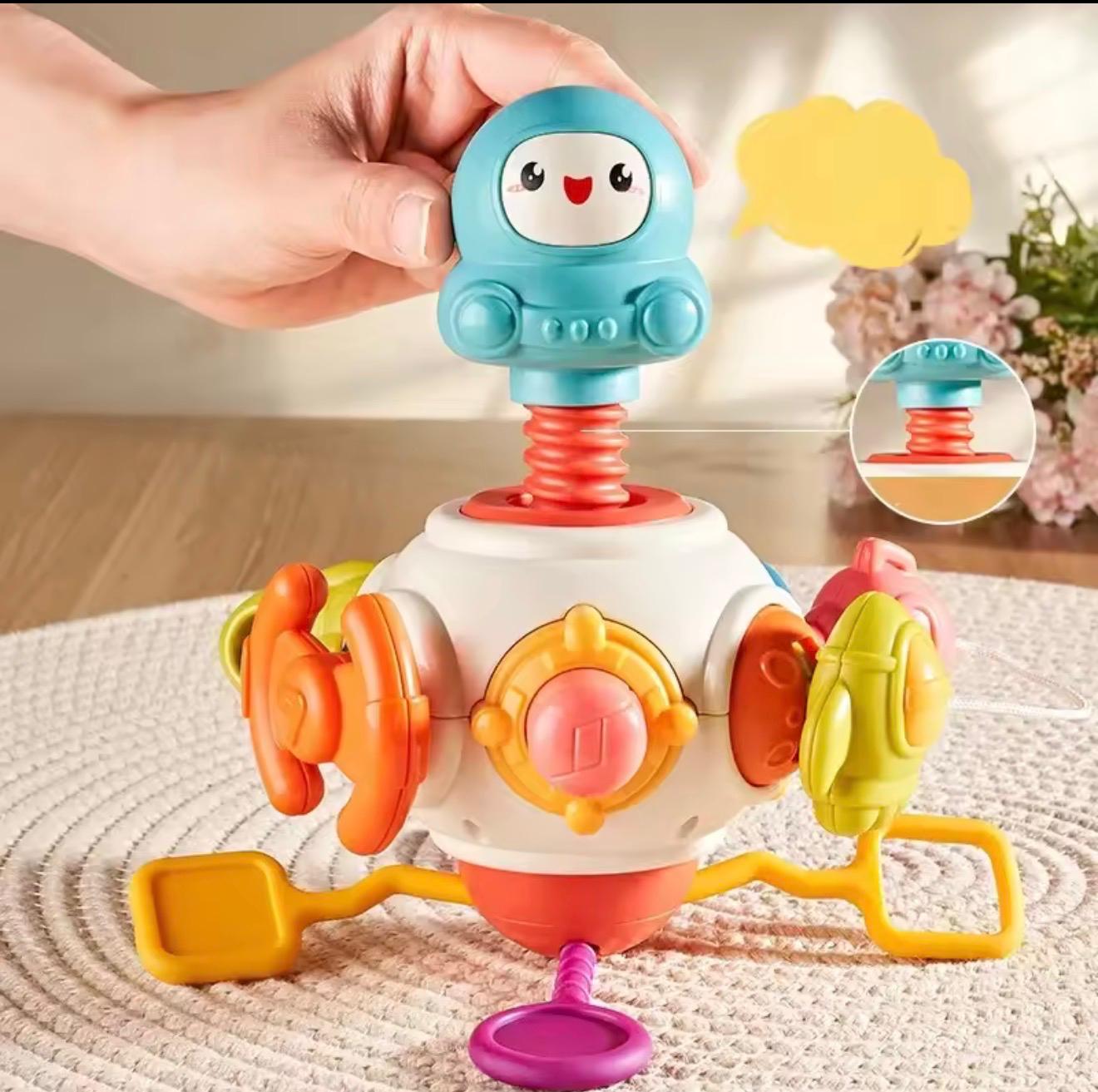 Space themed 8-in-1 Busy Ball Toy – Ultimate Sensory & Motor Adventure!