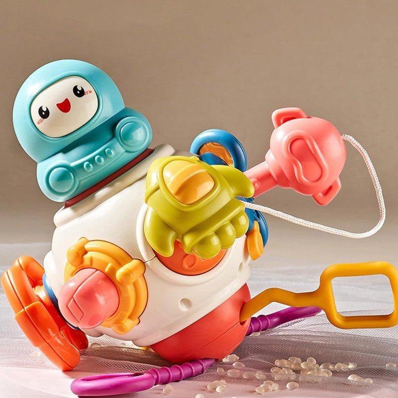Space themed 8-in-1 Busy Ball Toy – Ultimate Sensory & Motor Adventure!