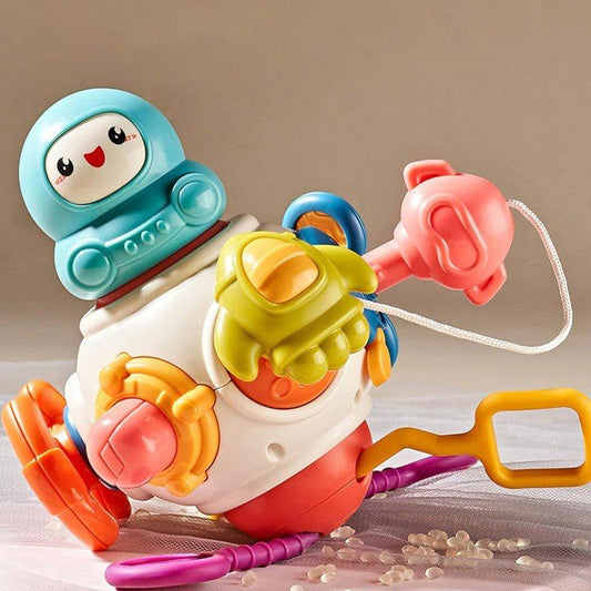 Space themed 8-in-1 Busy Ball Toy – Ultimate Sensory & Motor Adventure!