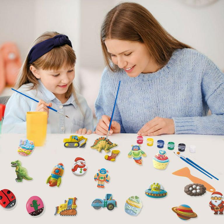 🌌 DIY Paint Gypsum Space Set 🚀