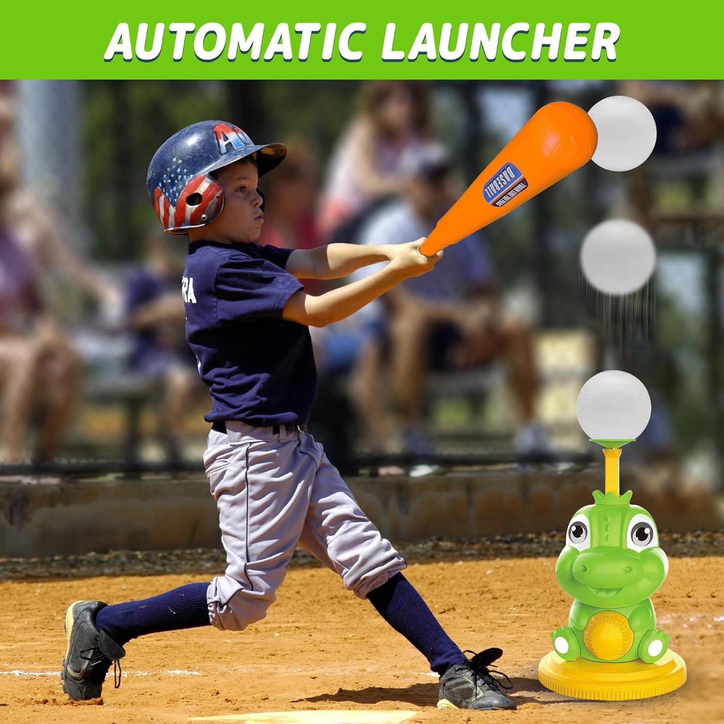 Kids Dinosaur Baseball Set