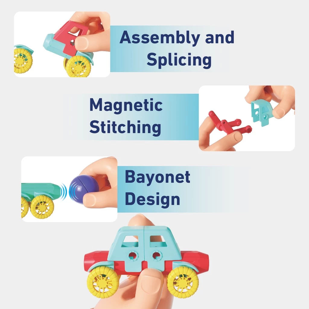 Magnetic Car Building Set (30 pcs)