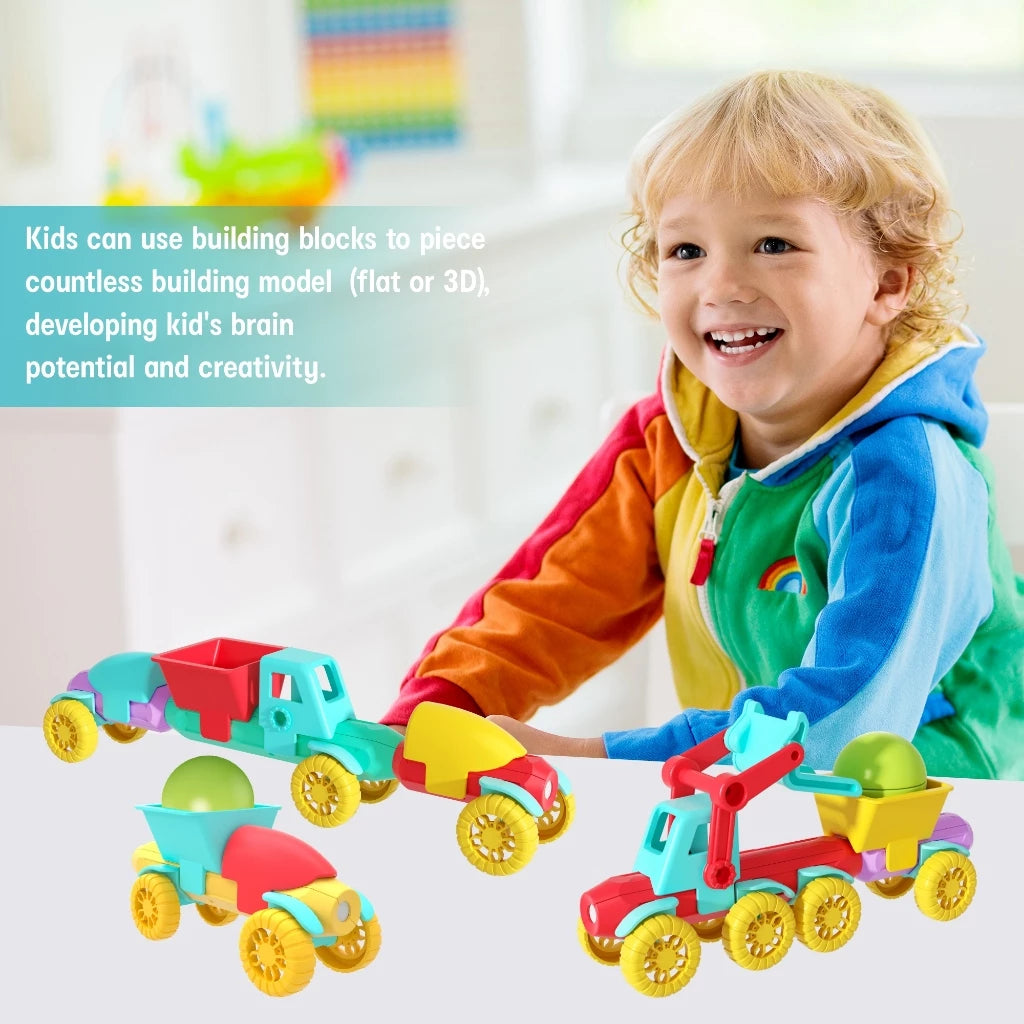 Magnetic Car Building Set (30 pcs)