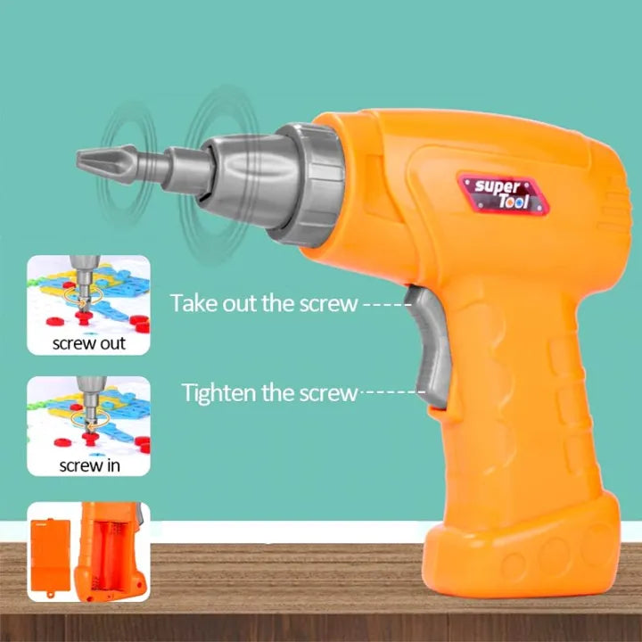 Drill & Screw Driver Mosaic Creative Puzzle Set-192 pieces