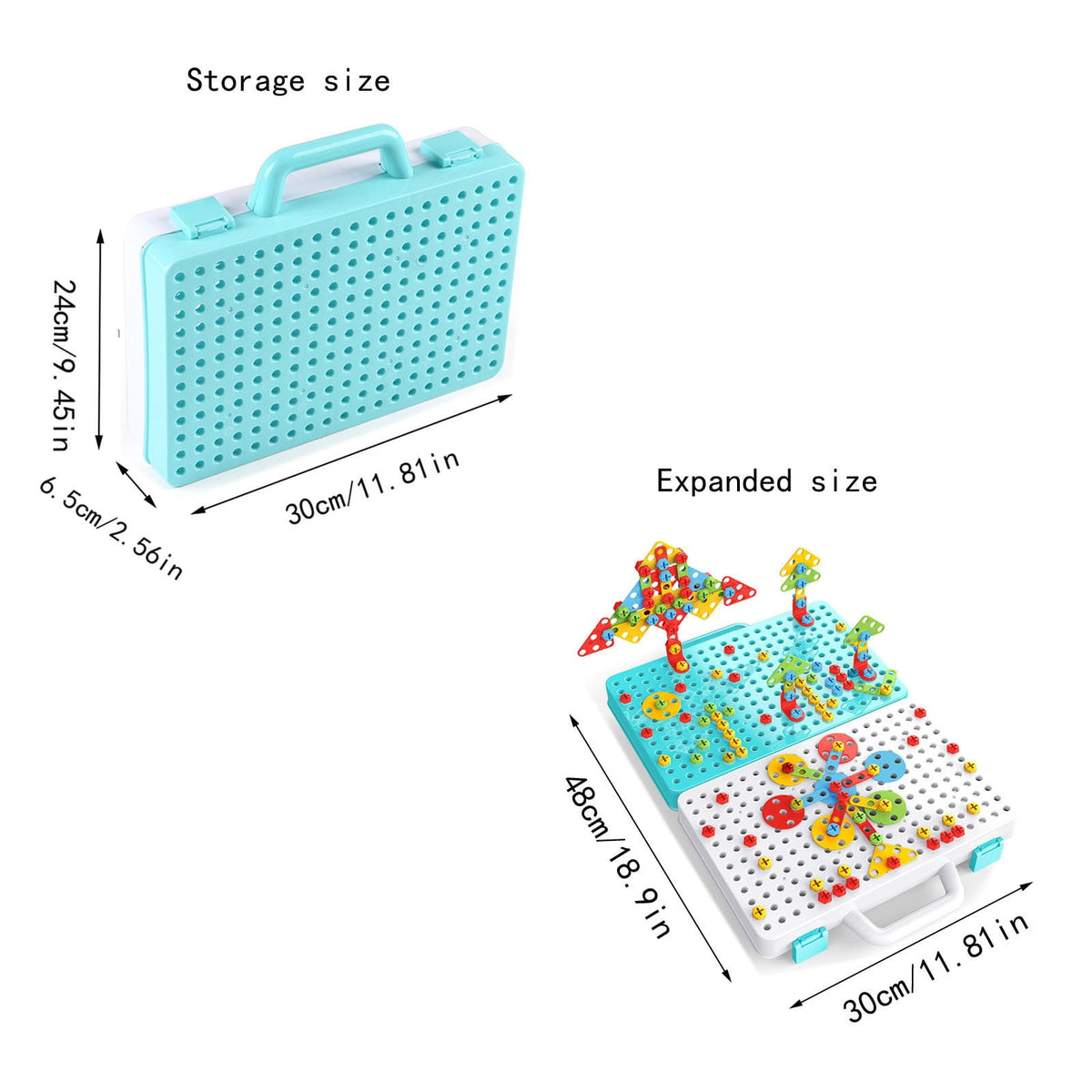Drill & Screw Driver Mosaic Creative Puzzle Set-192 pieces